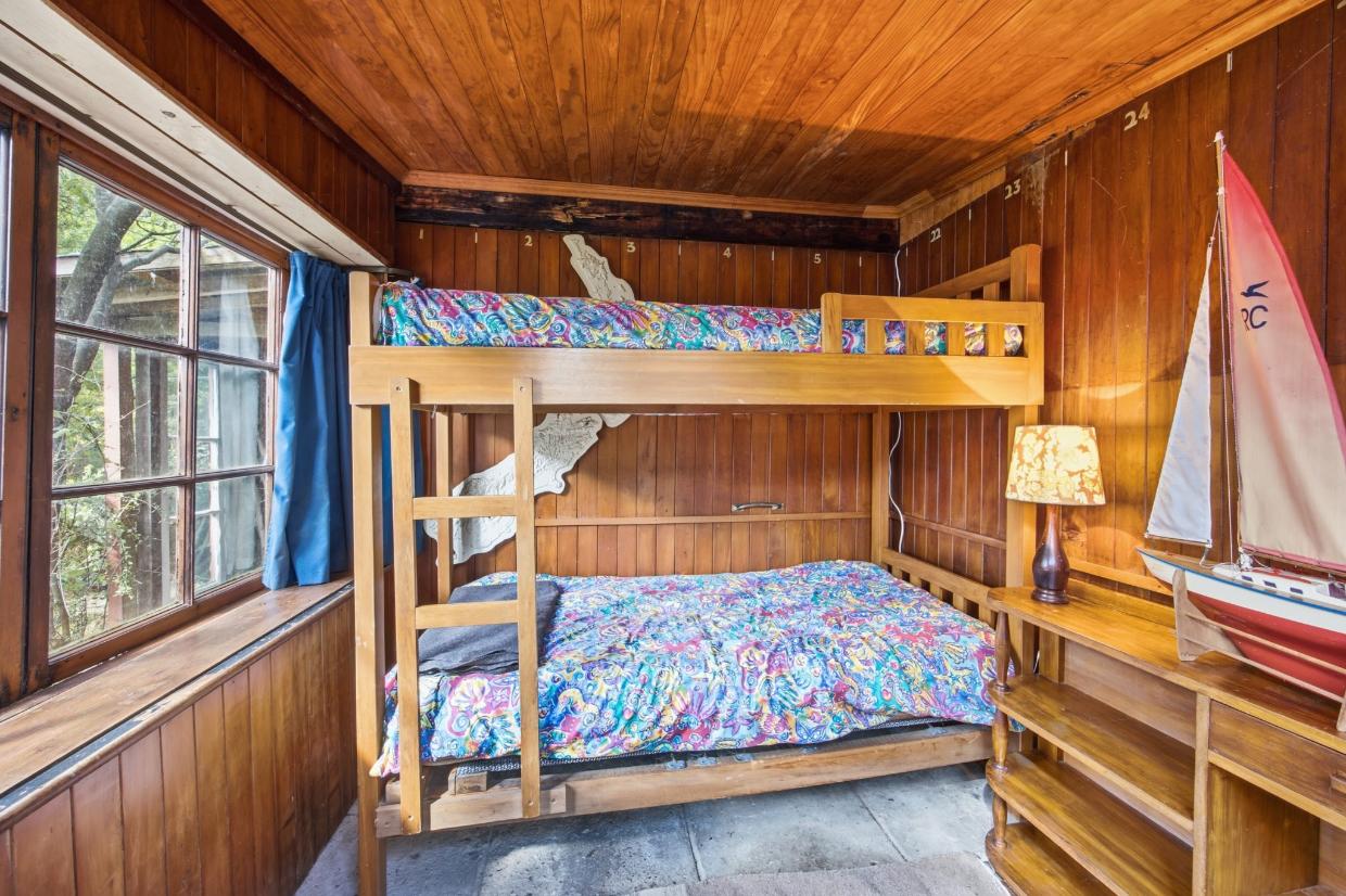 The sleepout is fully lined with timber. Photo: Nidd Realty