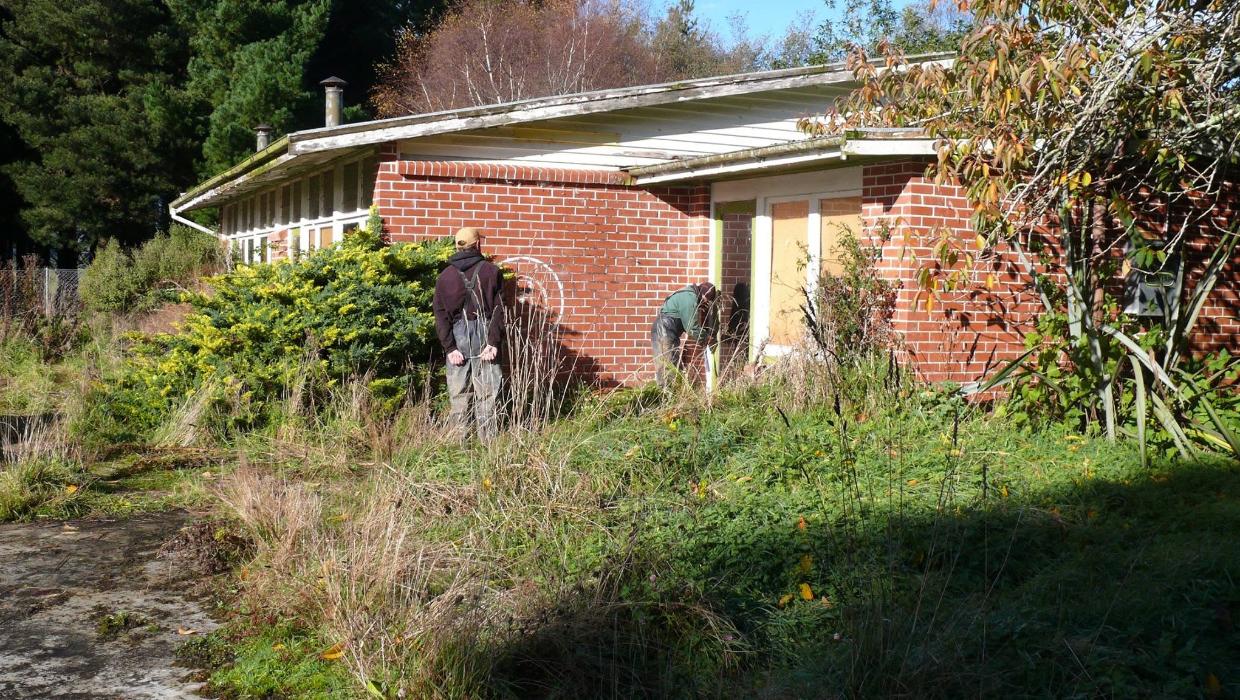 The school before.