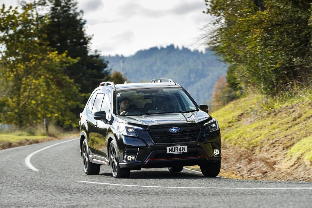 Subaru Forester X Sport front action