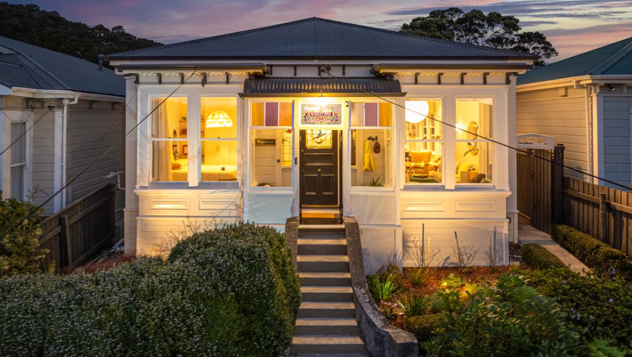 The 1900s villa in Newtown, Wellington. Photo: LOWE & CO