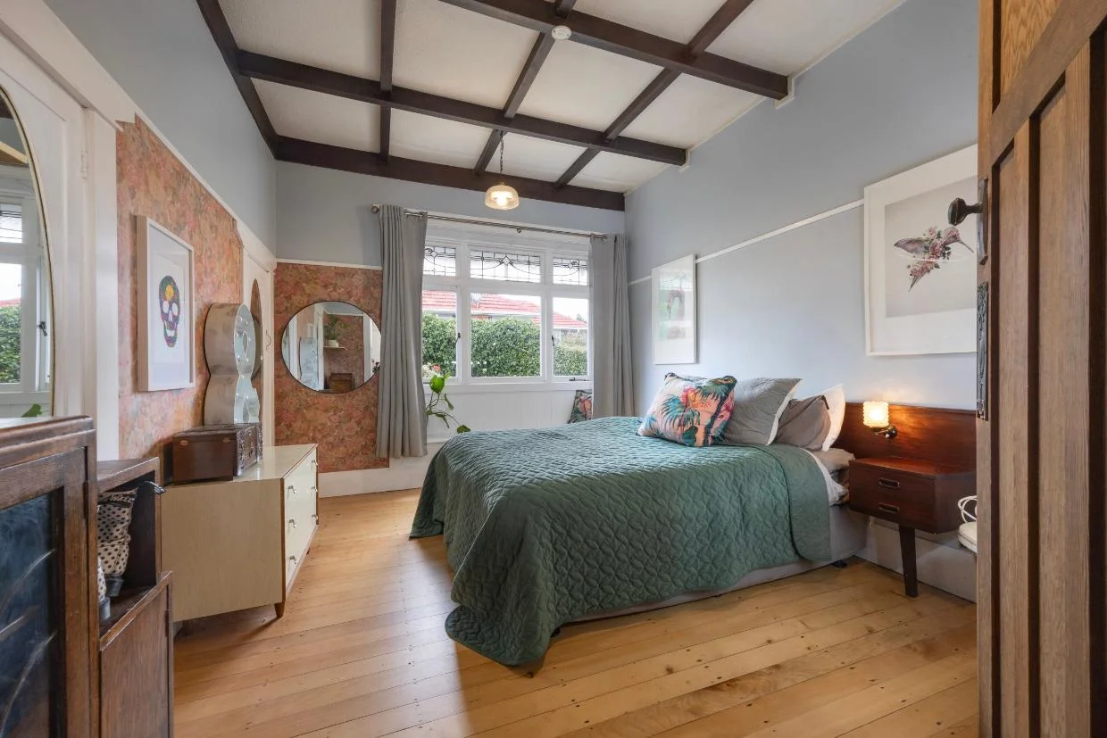 Bedroom in New Lynn home