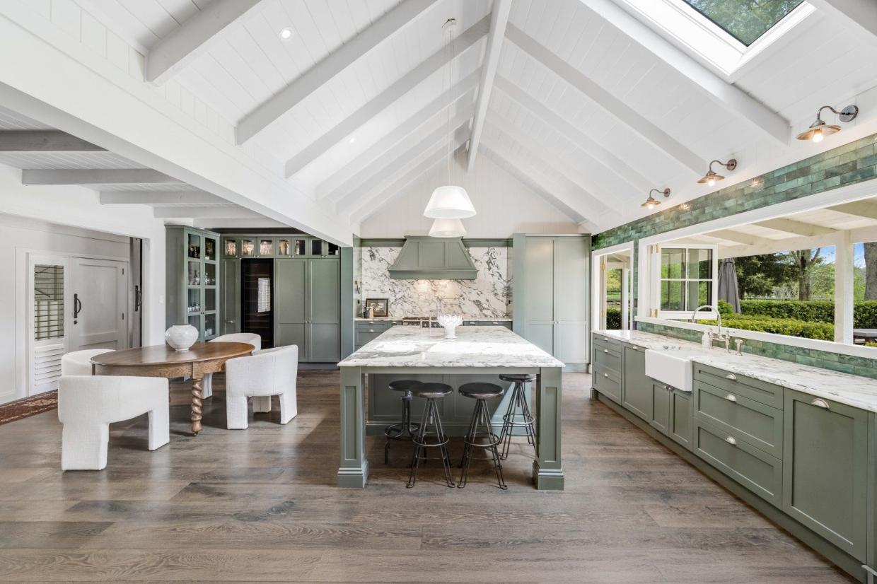 The heart of the home is this stylish kitchen/diner.