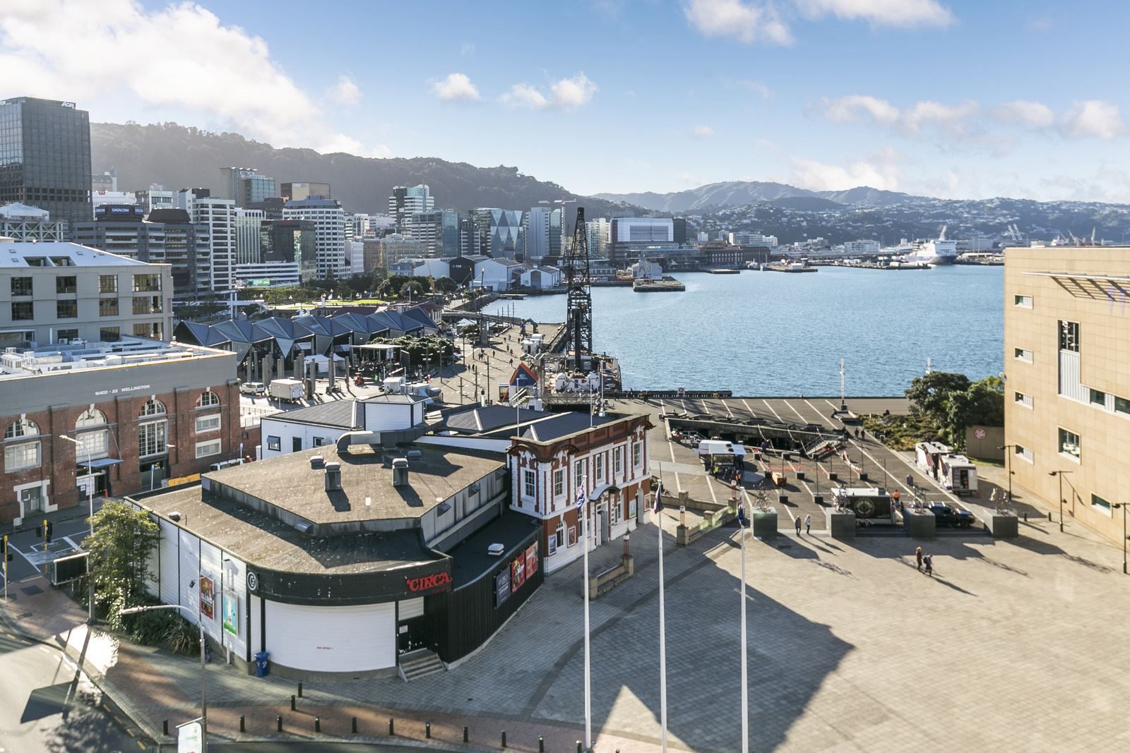 Wellington waterfront harbour