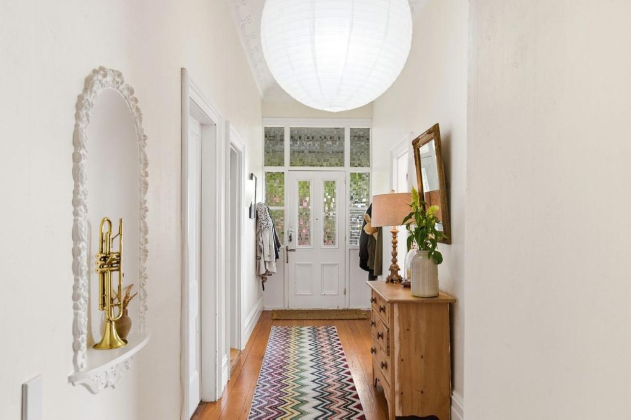 Interior features in the house displayed. 