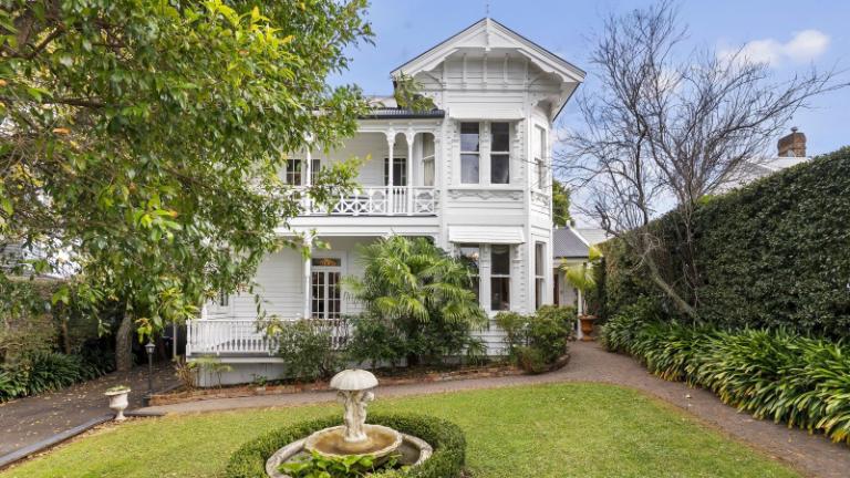 One family has owned this two-storey Edwardian villa at the Newmarket end of Parnell for the past 42 years, but it’s time to sell the property, which covers a massive 923m². Photo: Bayleys