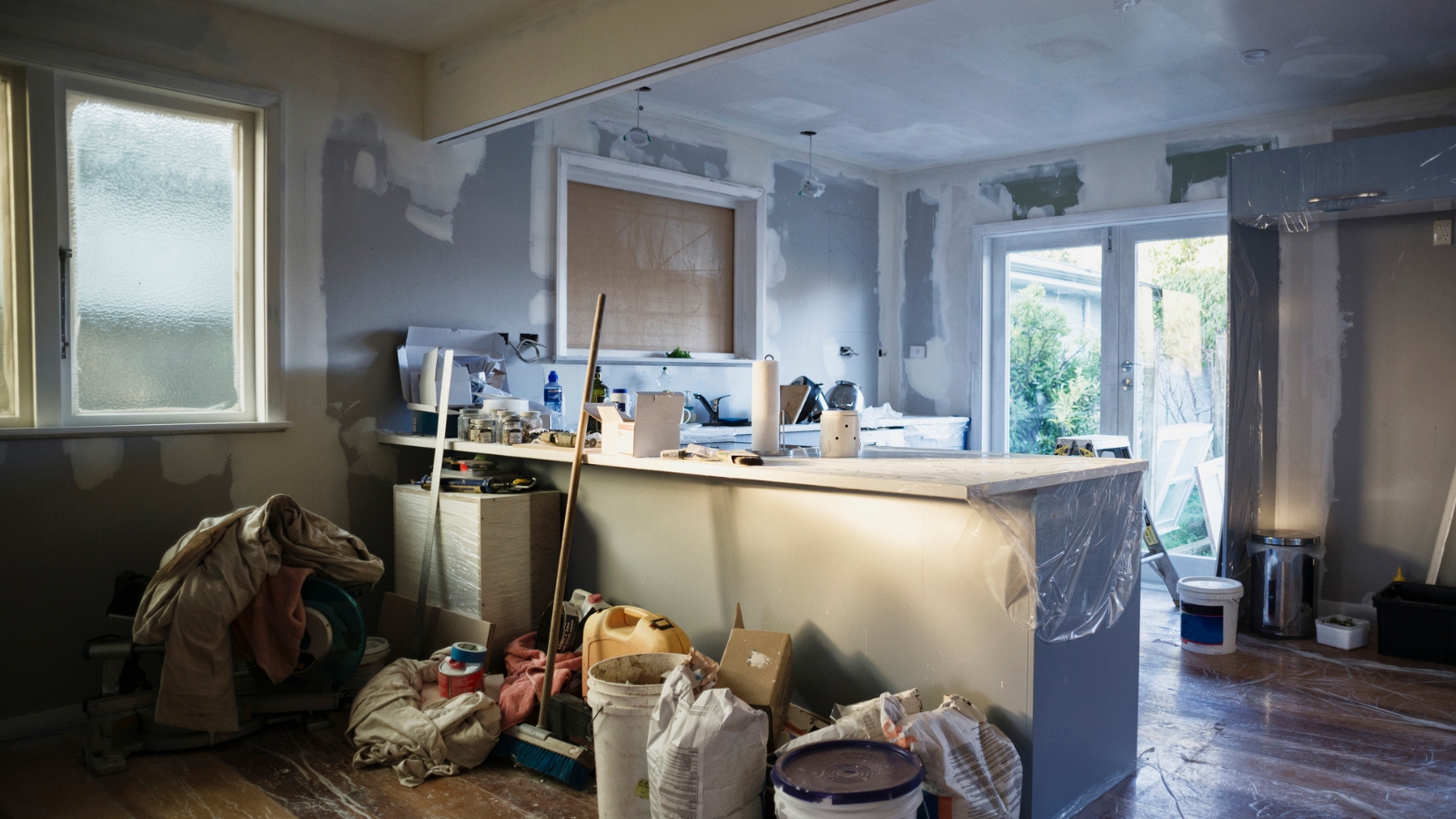 Kitchen renovation. 