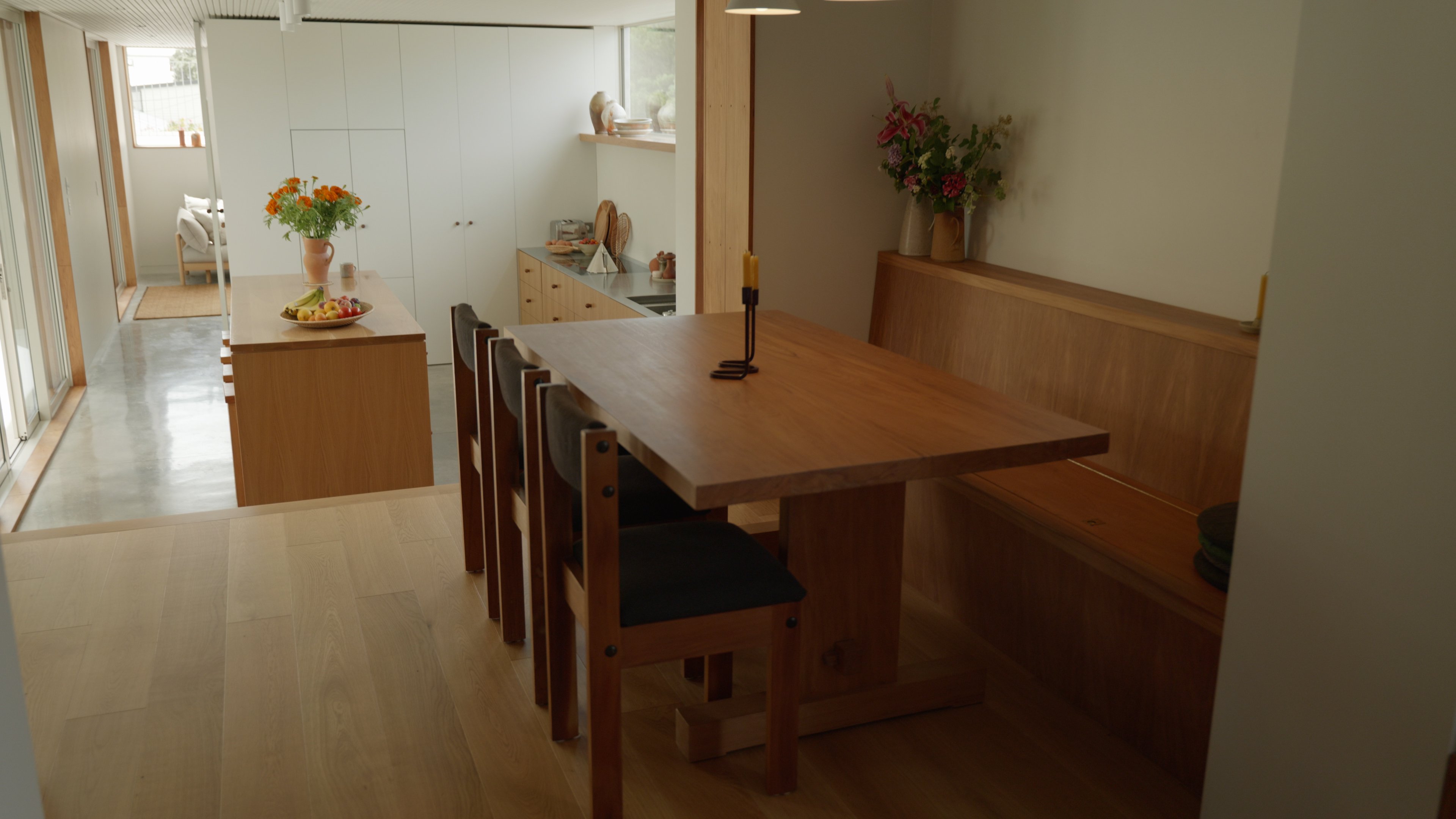 Custom Recycled Rimu Dining Table