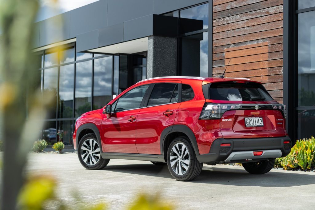 Suzuki S Cross rear quarter view 