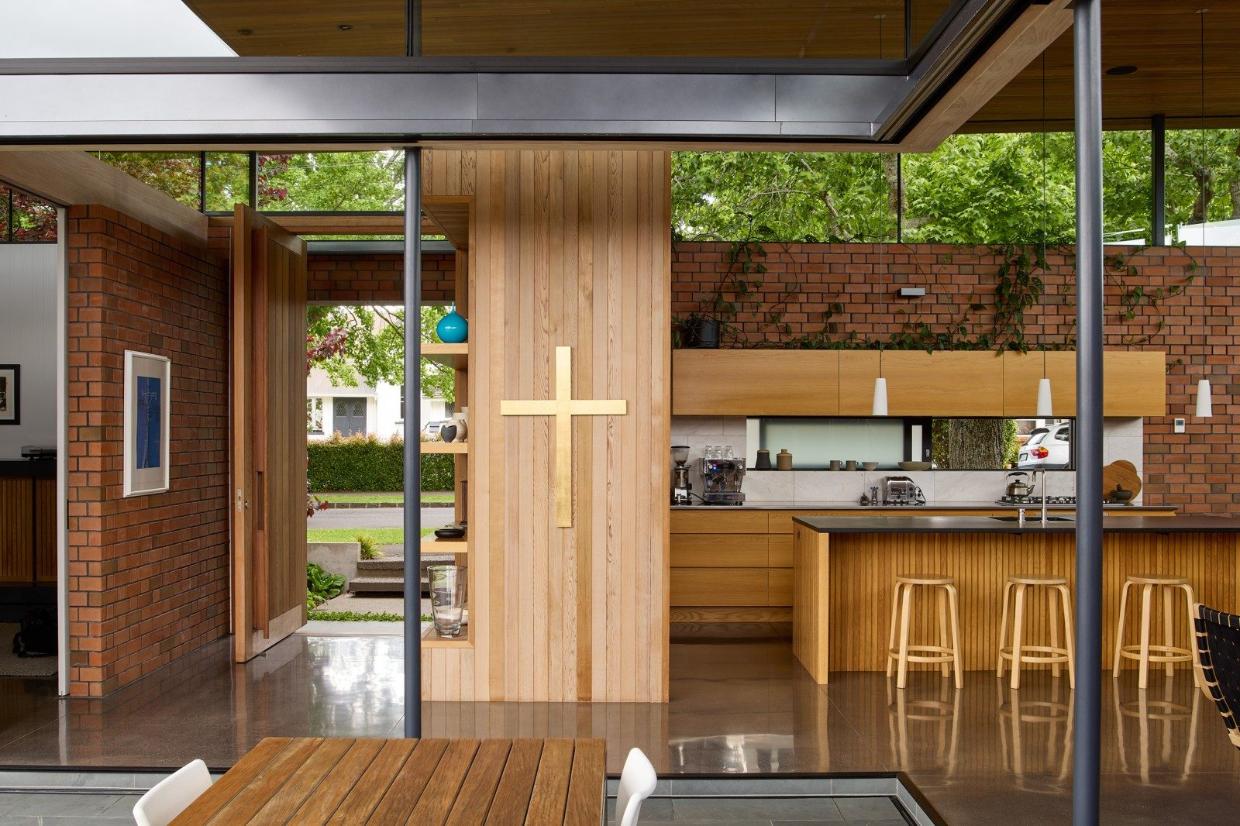 Inside, the home is relaxing, and welcoming. 