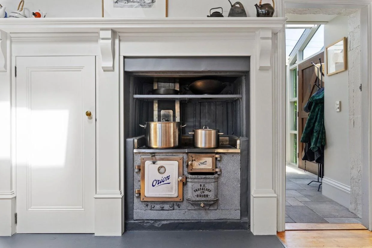 Some of the beautiful old features remain.