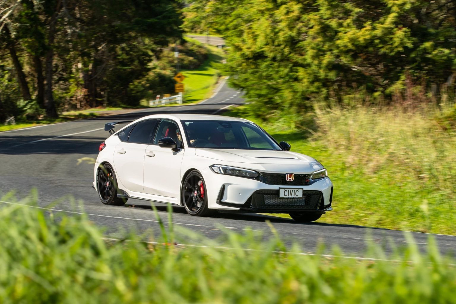 2023 Honda Civic Type R FL5 driving front view