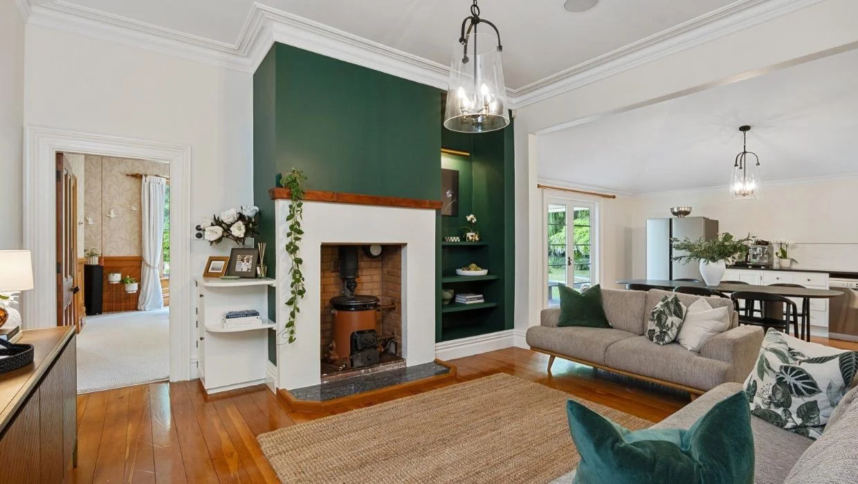 The property has a completely re-decorated interior.