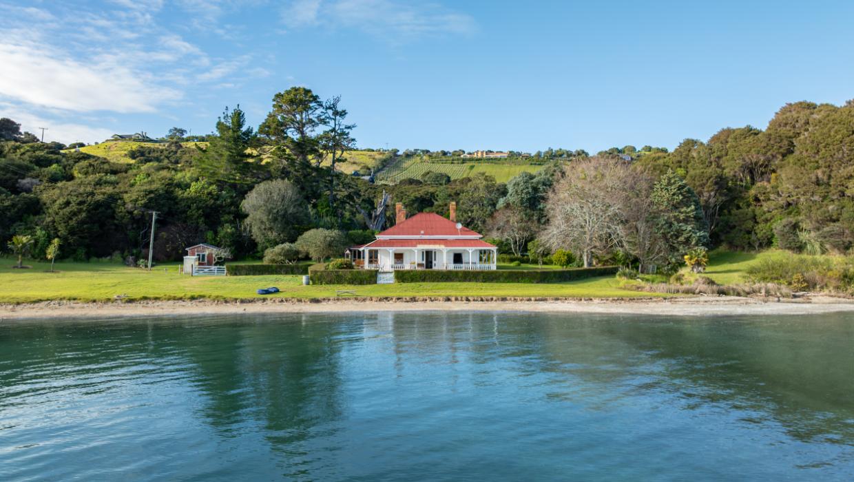 kauri villa at the Waiheke Island property