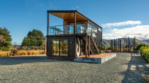 The unique home in Athol, Southland. Photo: COLLIERS/TRADE ME