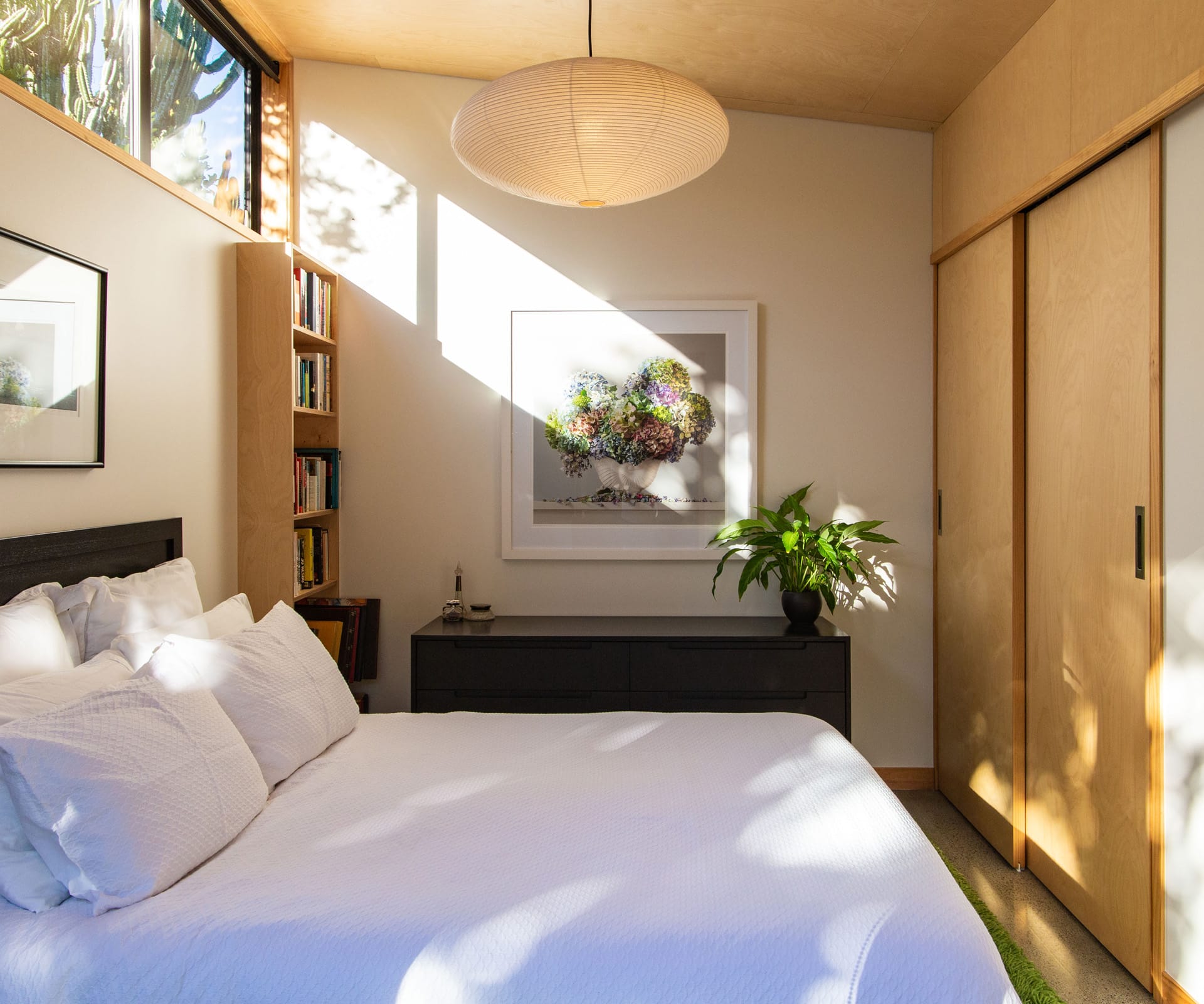 View of the bedroom getting lovely natural light