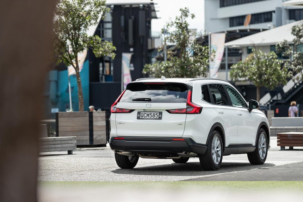 Honda CR-V Sport 7 rear quarter shot 