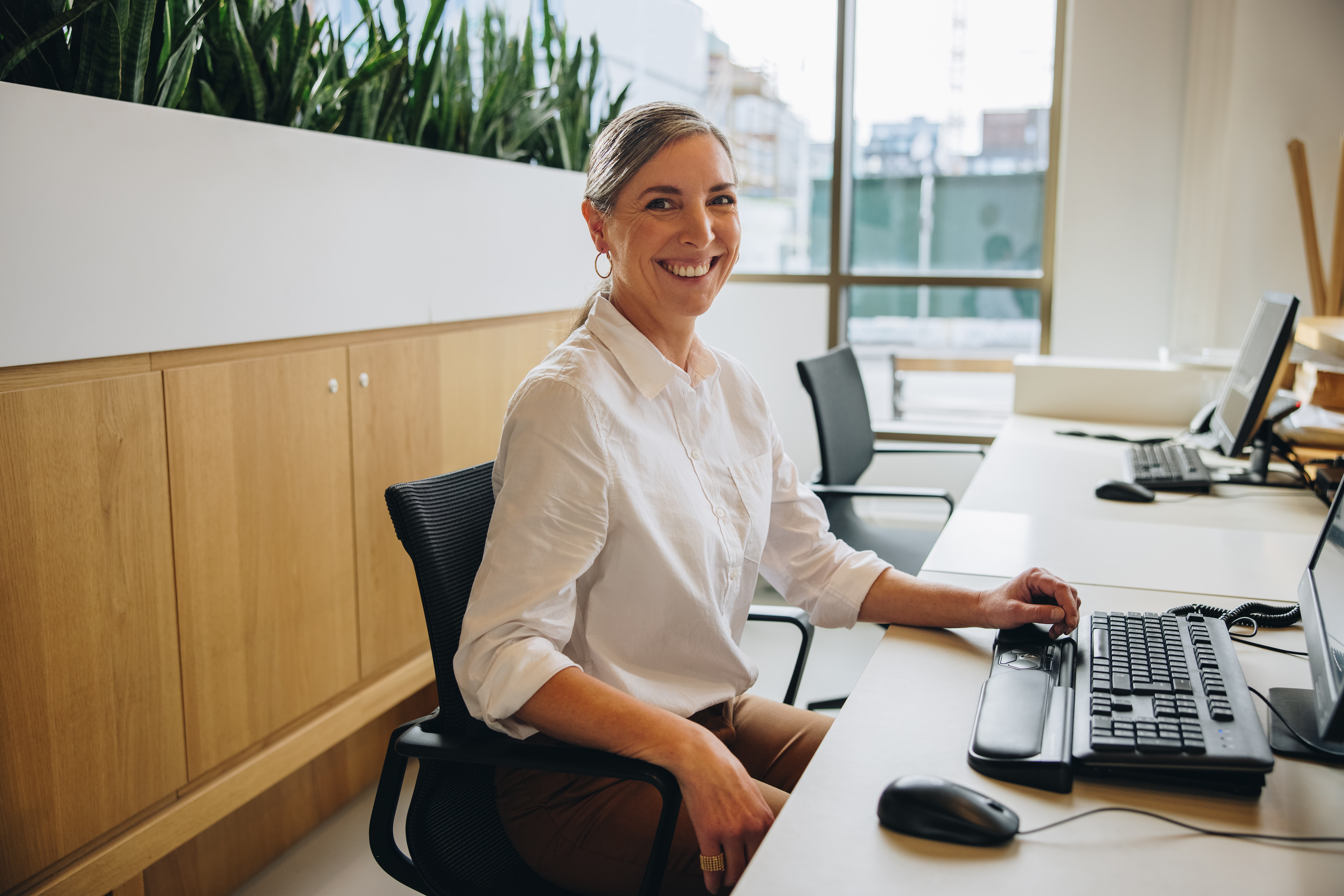 Female project manager in an office setting