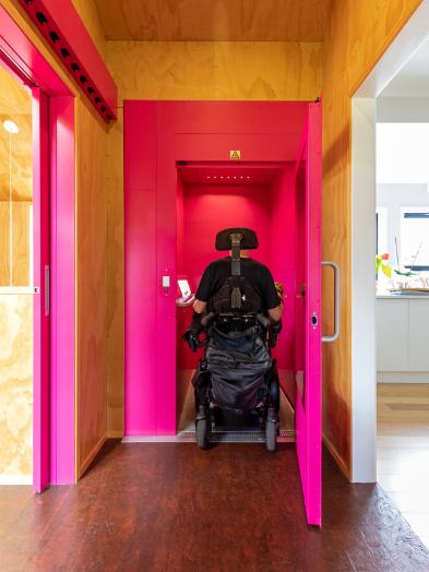 The pink lift.