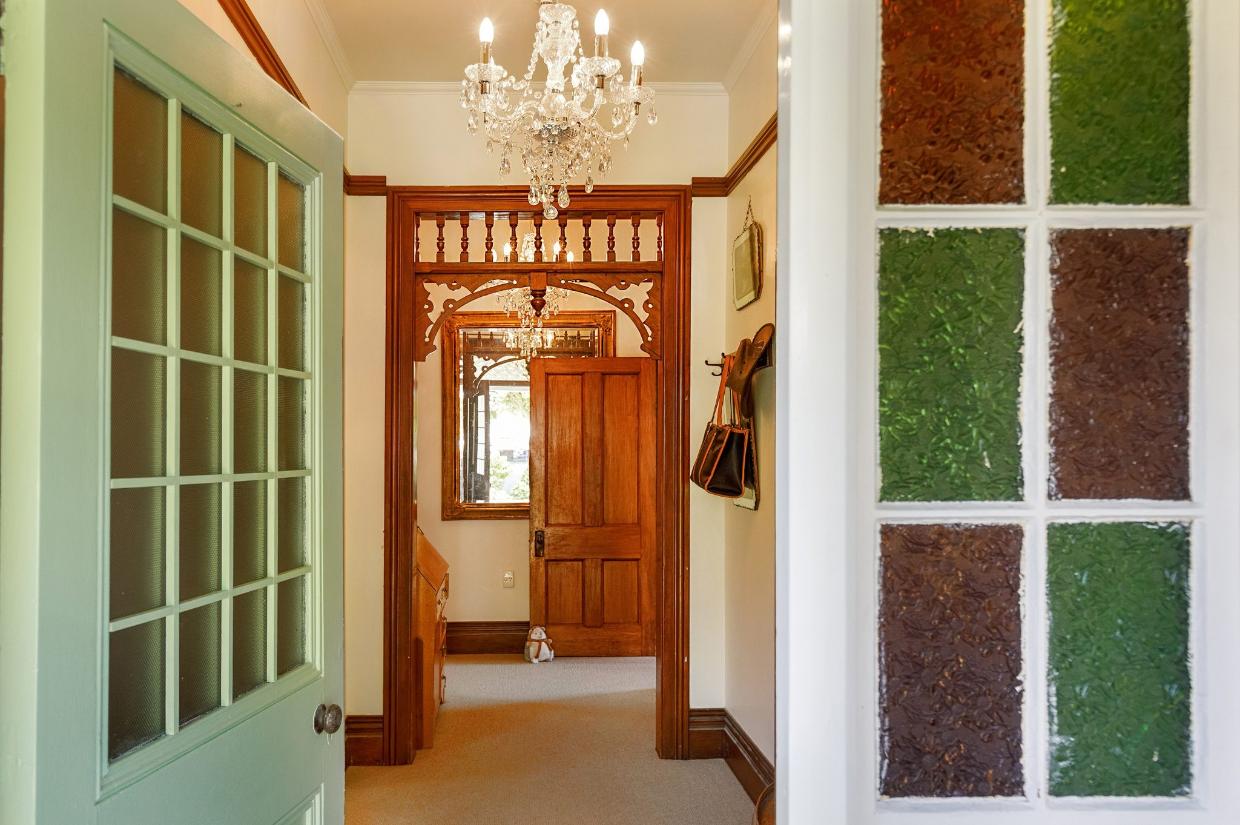 Edwardian features in the interior.