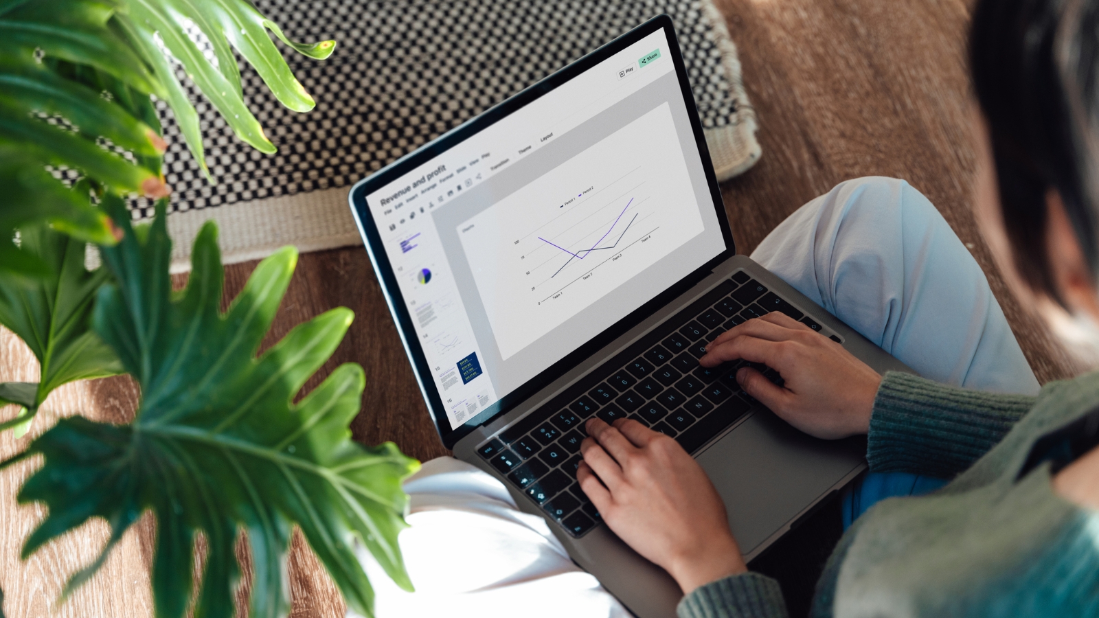 Graphs on laptop