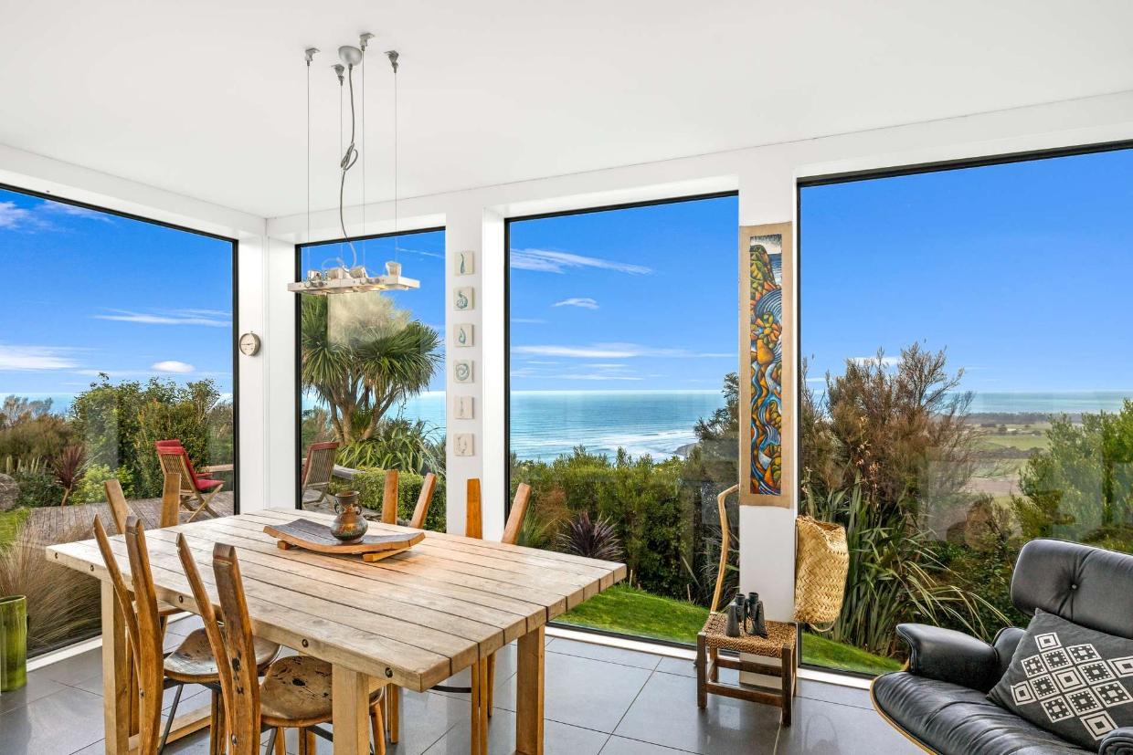 The big windows offer near-360 degrees views.