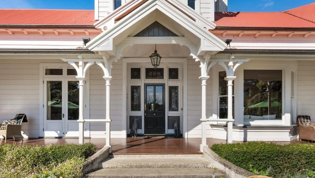 Exterior of the 128 years old home