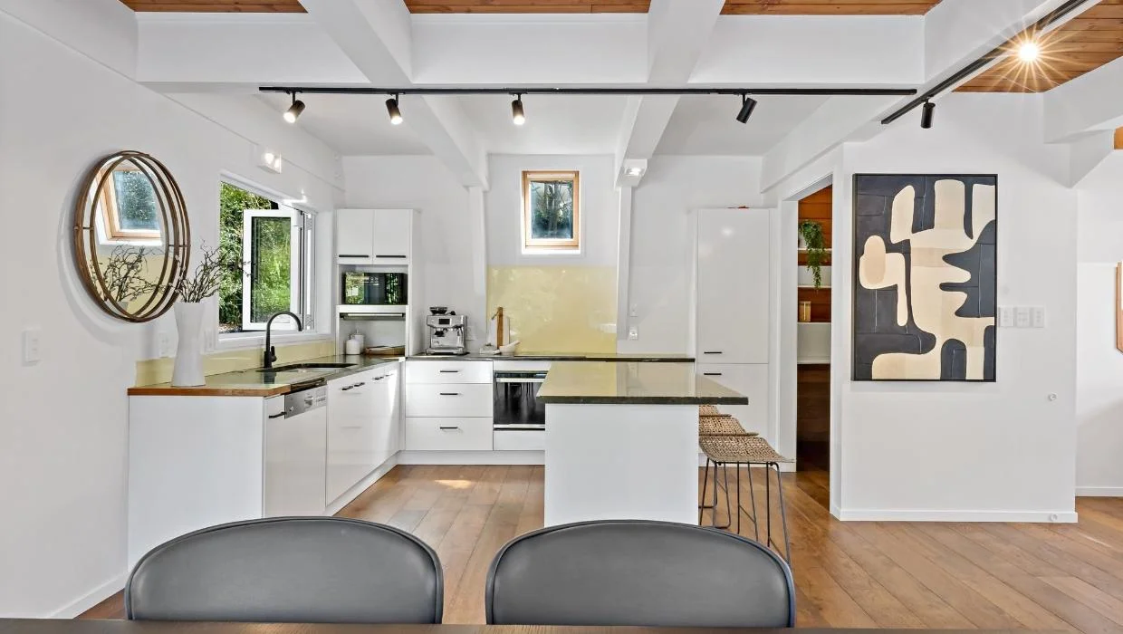 A frame kitchen