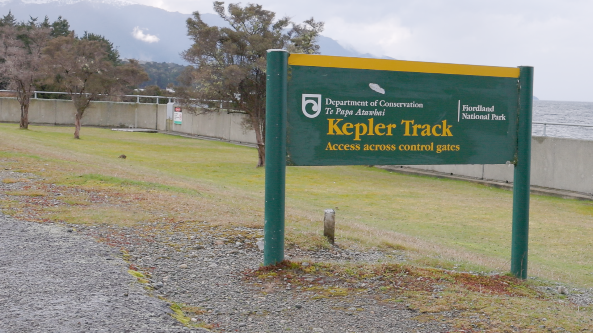 The Kepler track sign.