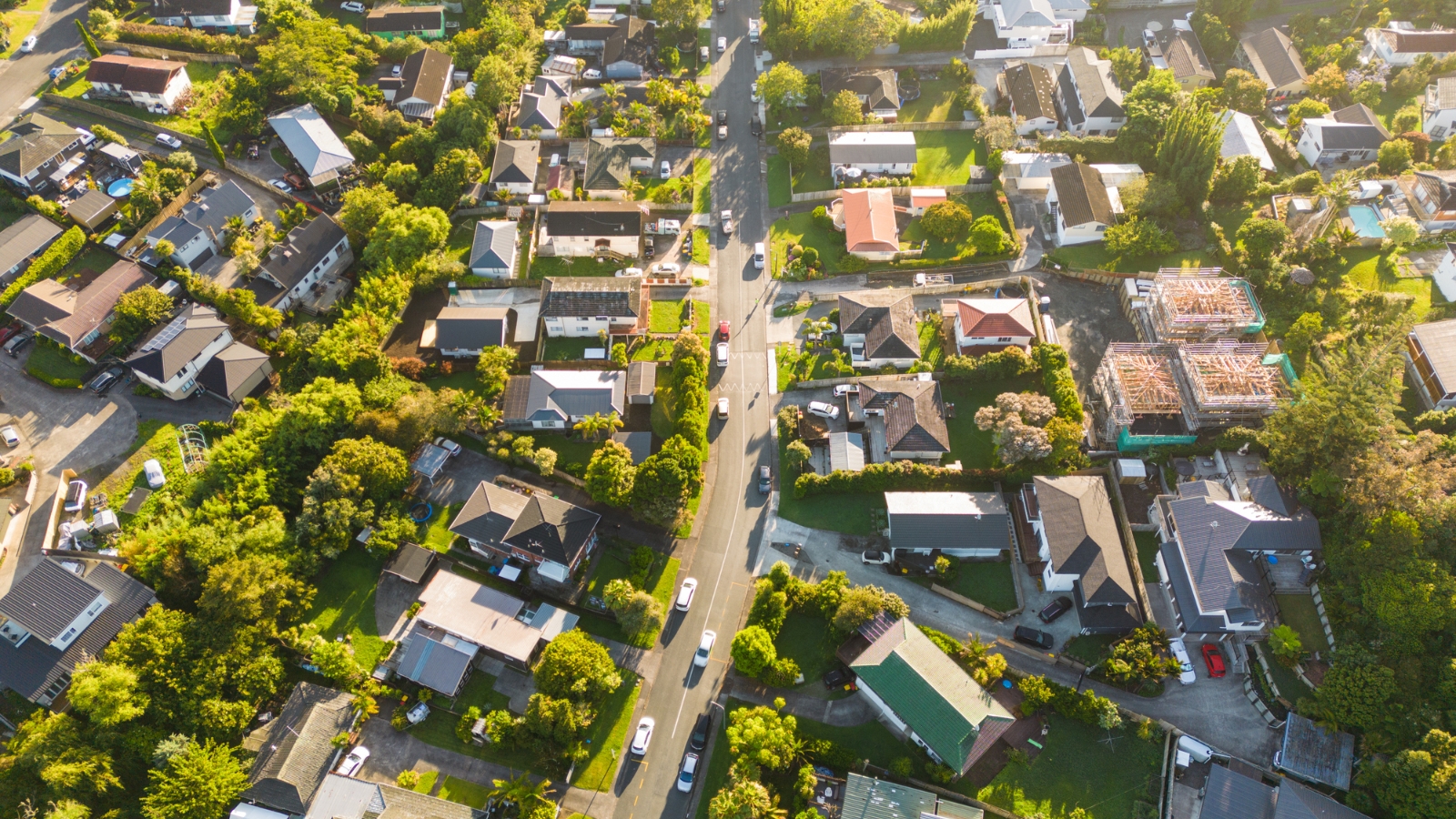 Aerial shot of Auckland. How much does it cost to subdivide?