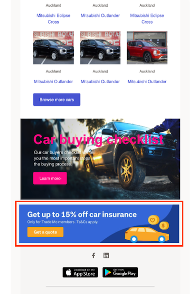 example placement