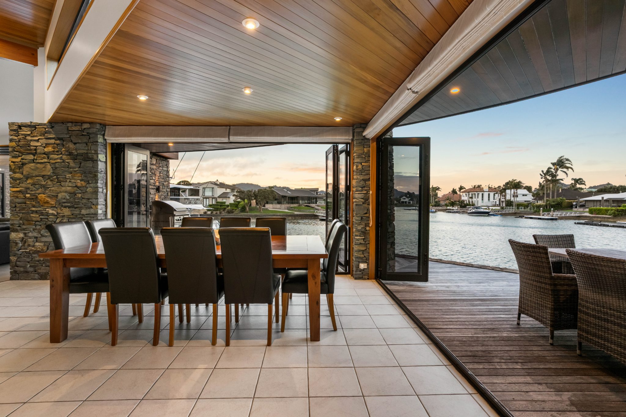 The view from the lounge