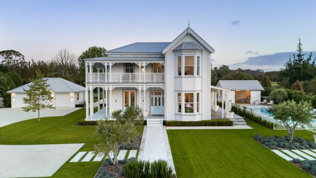 Exterior of Matakana house 