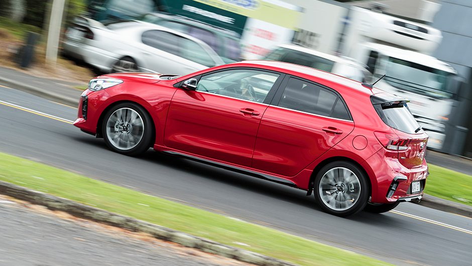 2018 Kia Rio GT line side action