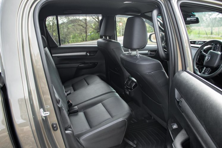 2024 Toyota Hilux rear seats