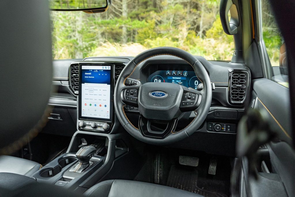 Ford Ranger Wildtrack X interior view 