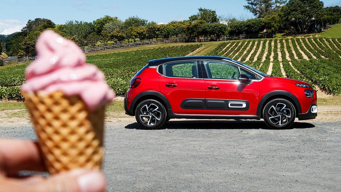 Citroën C3 Red & Ice Cream