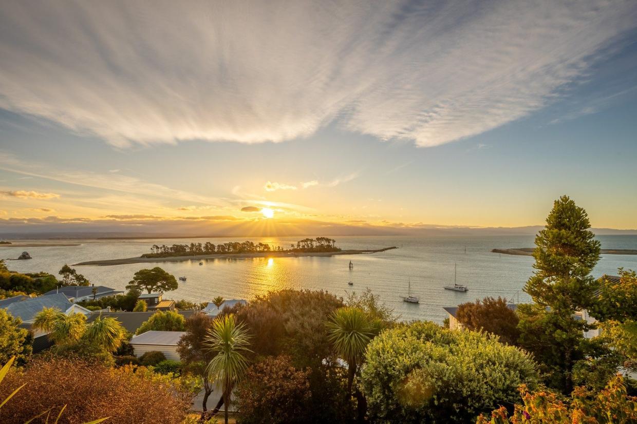 Seeing dolphins from the backyard is a feature missed by Marie.