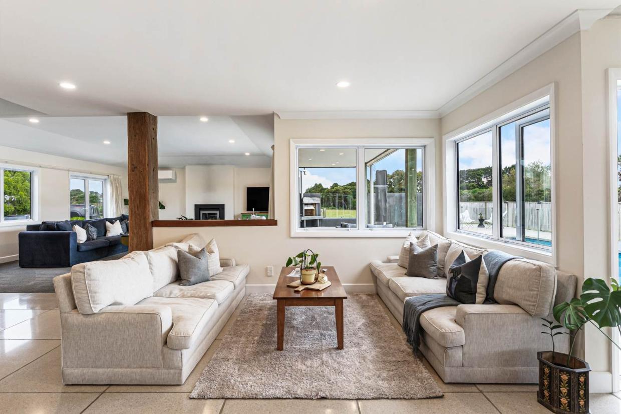 Several seating areas in the house