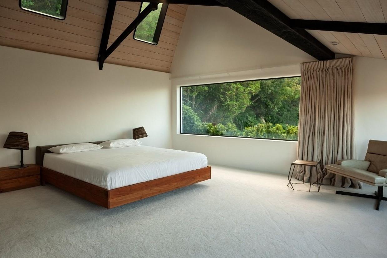 Four massive bedrooms with breathtaking window views. 