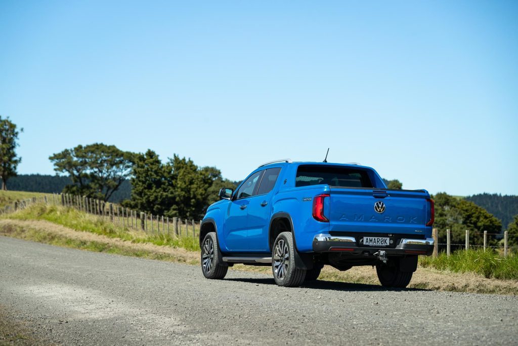 Volkswagen-Amarok-Aventura-rear-quarter-on-gravel