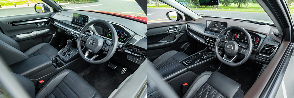 Nissan-vs-Honda-front-interior