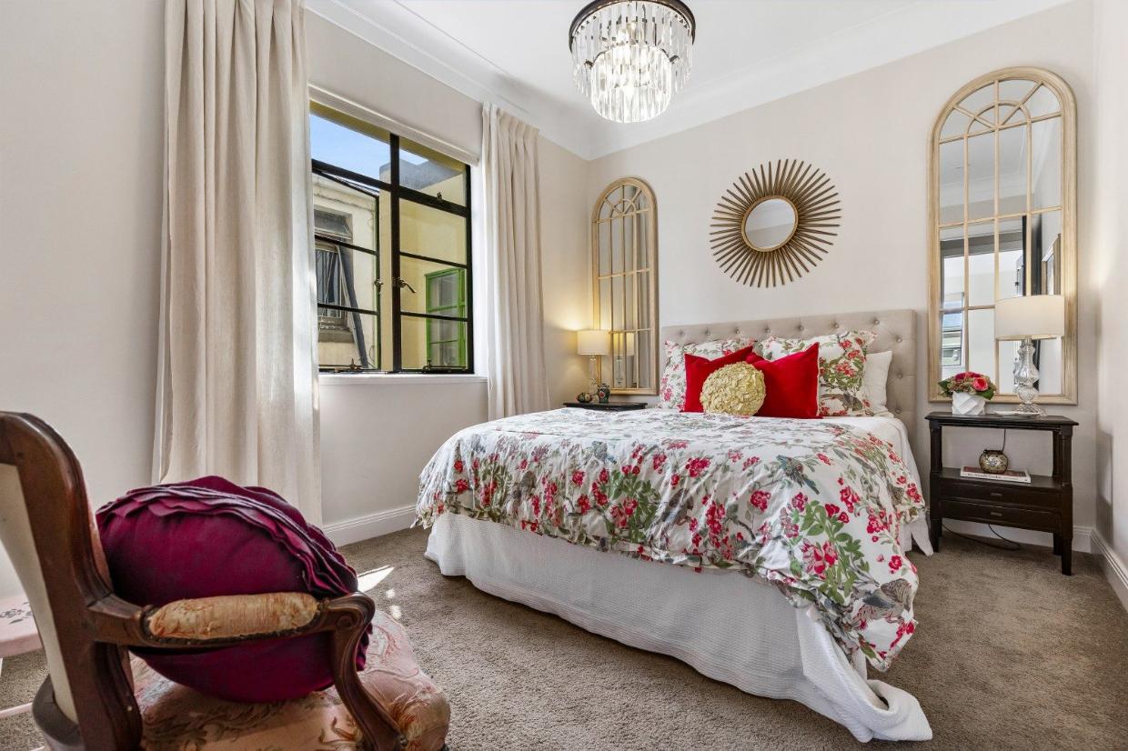 This is one of four spacious bedrooms - the owners are downsizing now they no longer have children living at home.