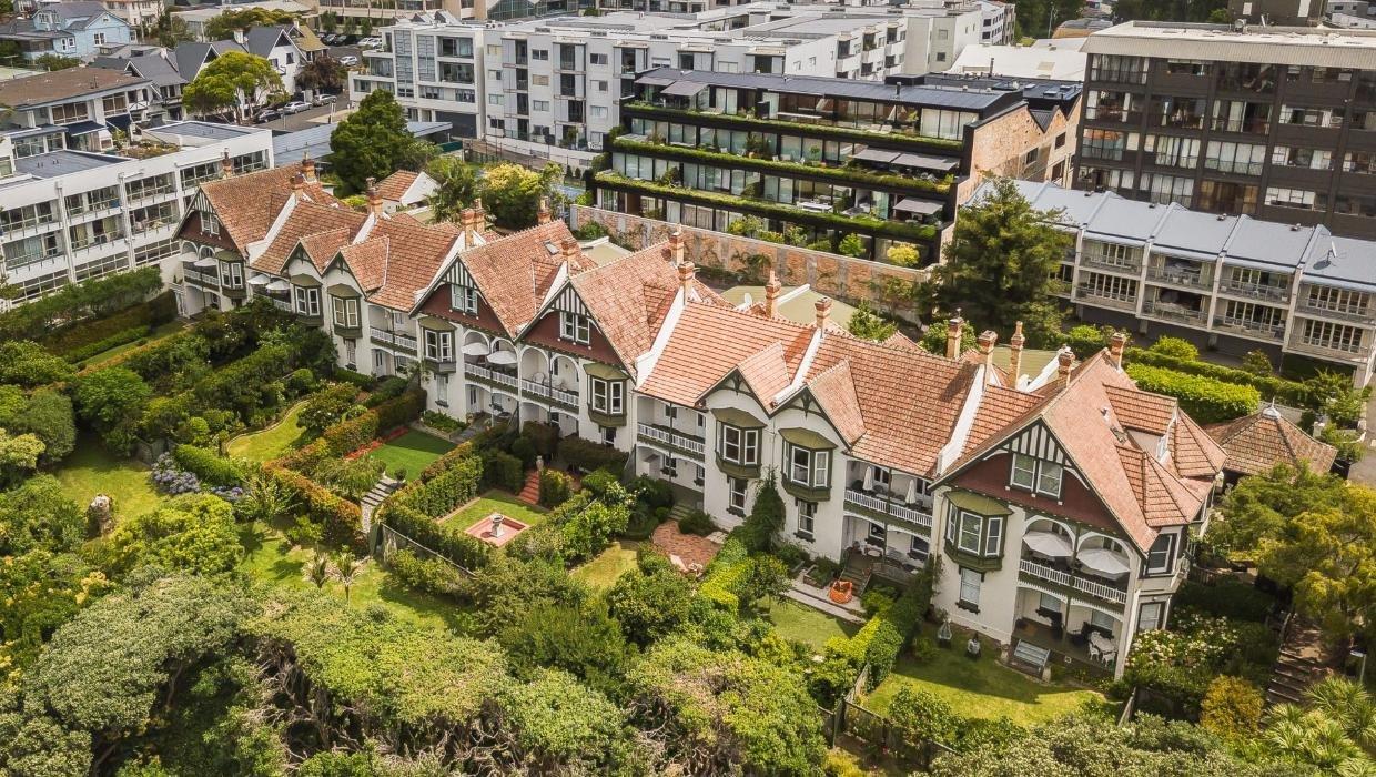 Dilworth Terrace is a distinctive piece of Auckland’s architectural history. Seen from above