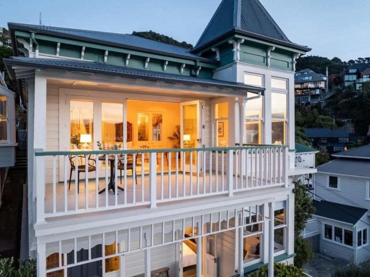 Exterior of Victorian villa in Wellington