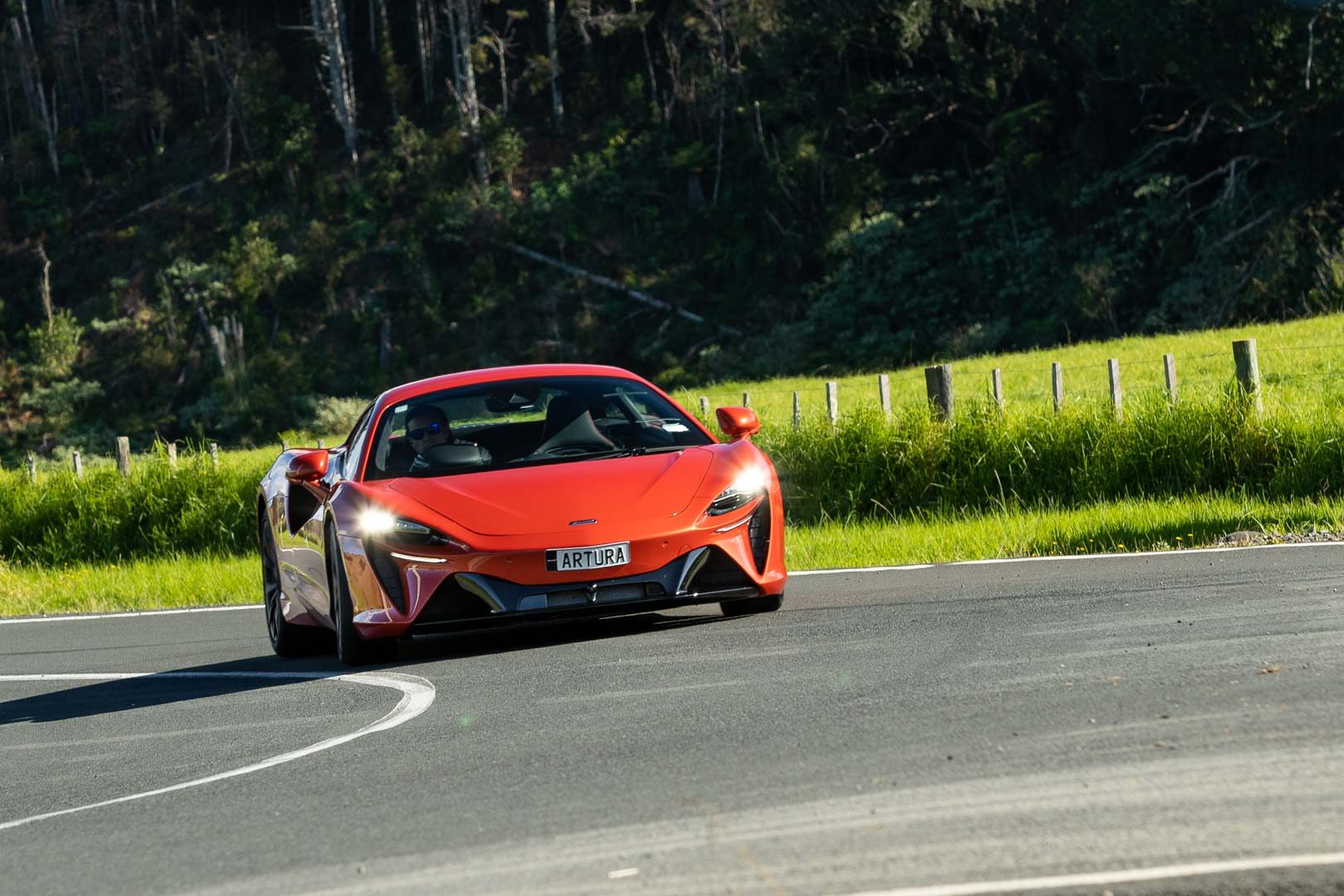 McLaren Artura Front Cornering Shot