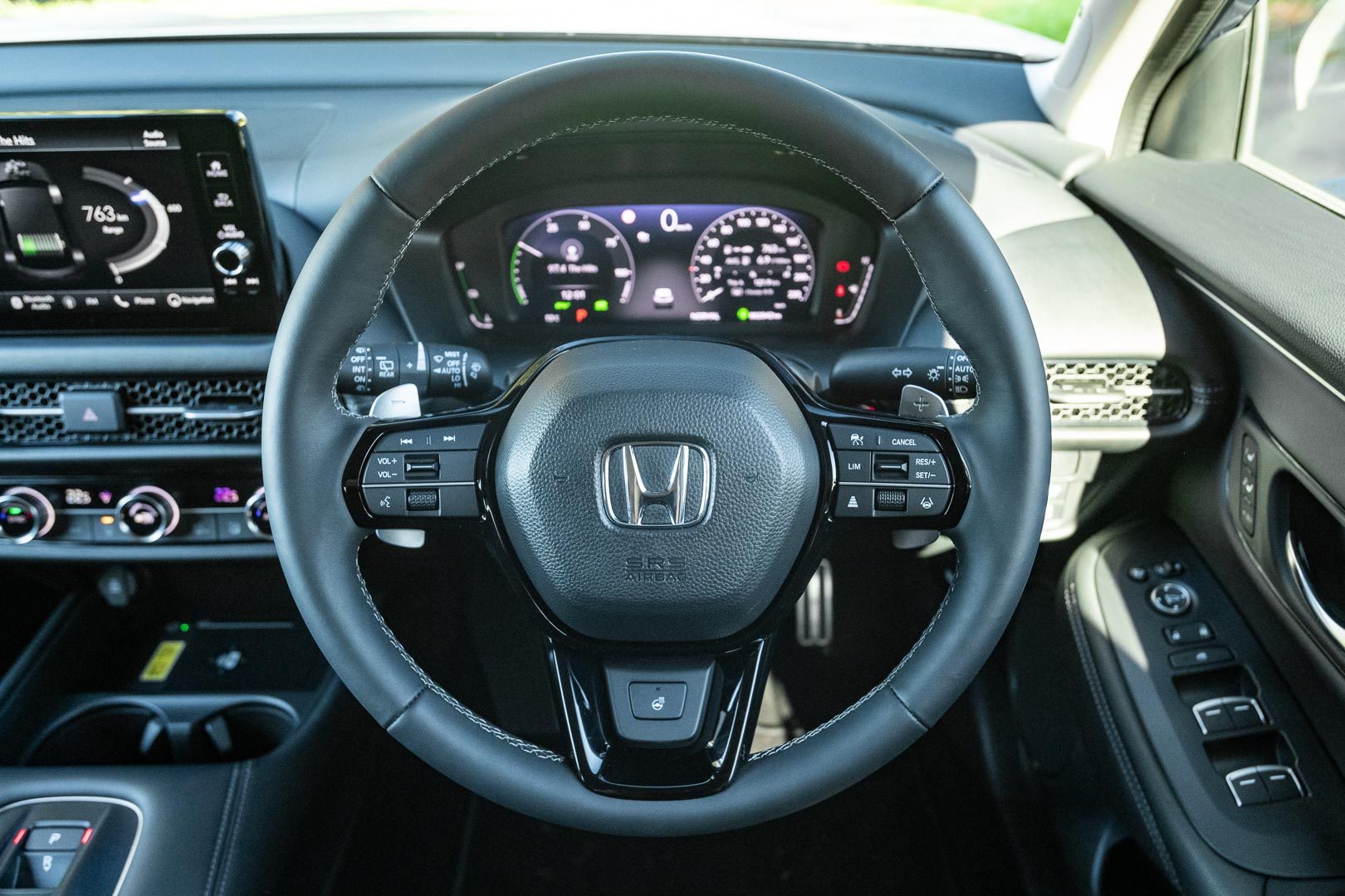 2023 Honda ZR-V Sport Steering Wheel Close Up