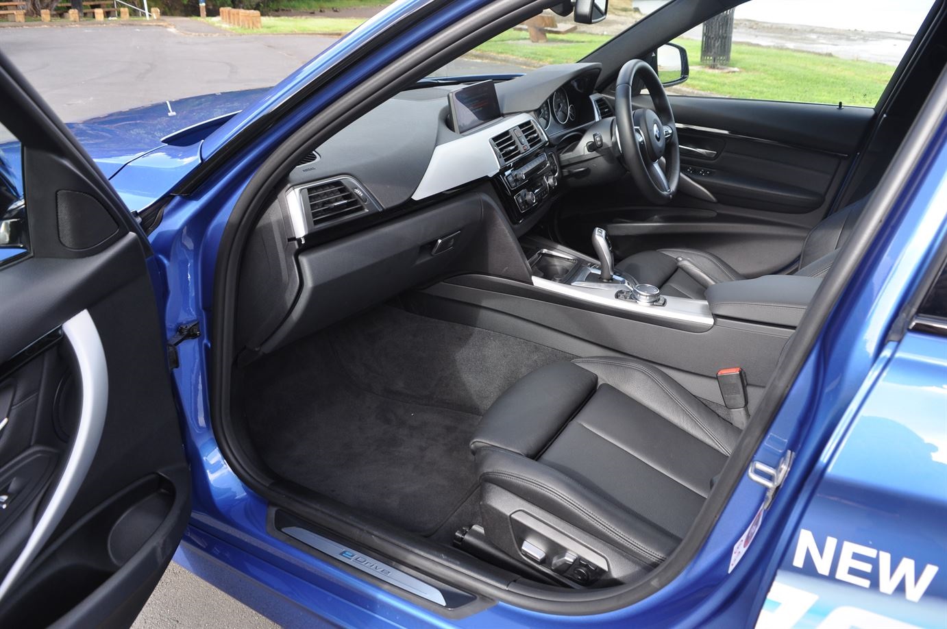 BMW 330e Front Interior