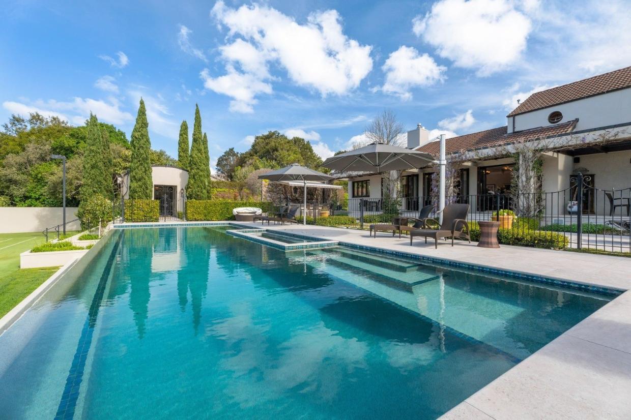 Outdoor pool at Whitford estate