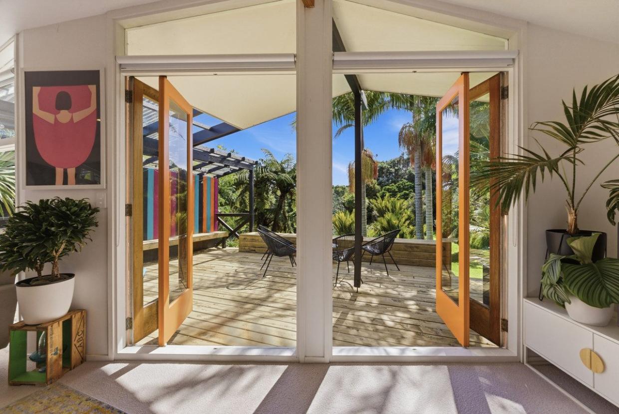 The doors are some original features from the bach. 