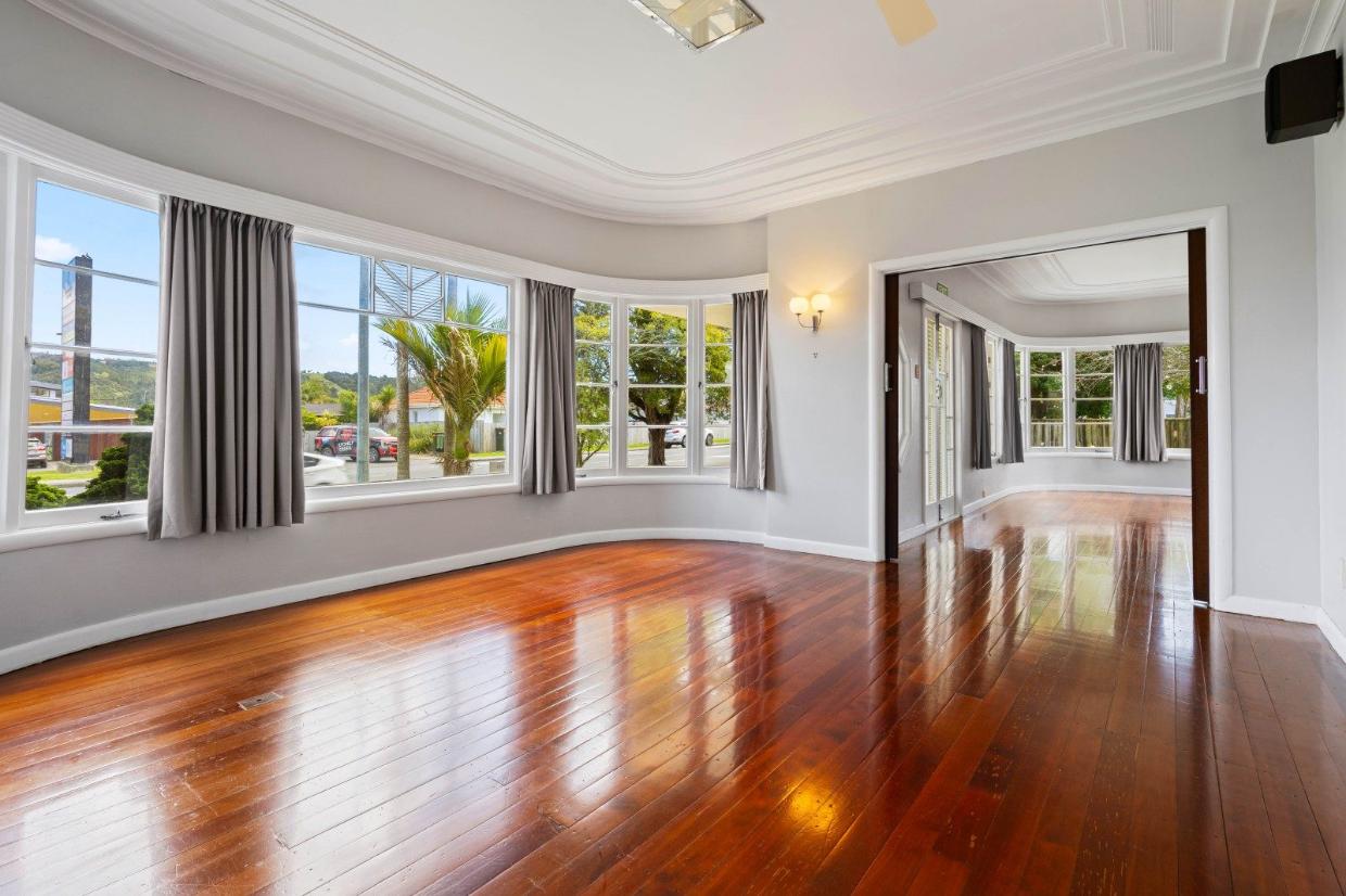 The residence retains its period craftsmanship.